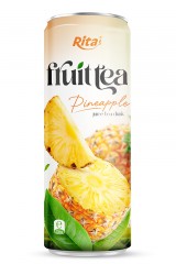 330ml_Sleek_alu_can_best_Pineapple__juice_tea_drink_healthy_with_green_tea_1